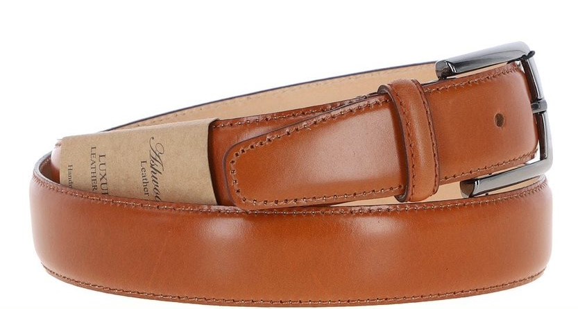 Mens tan clearance leather dress belt