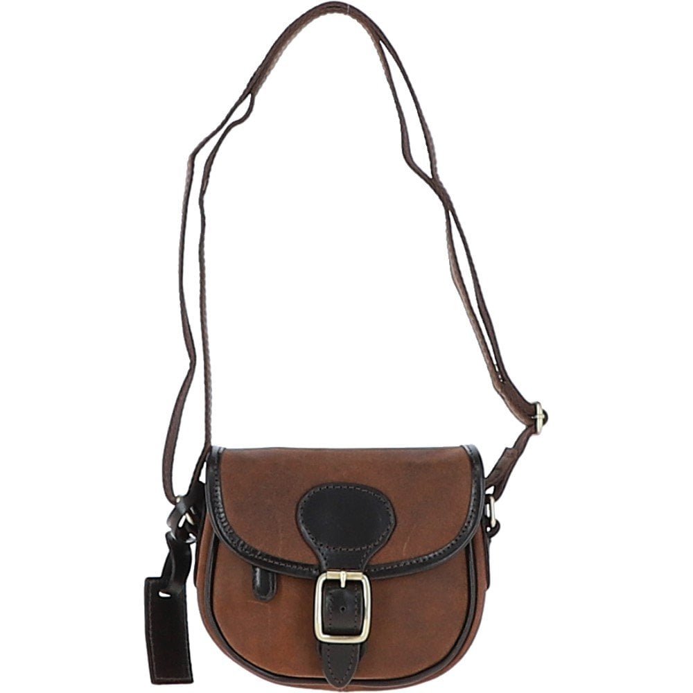 NWT Ashwood Genuine Leather Brown Crossbody Bag Adjustable Strap Handbag  Purse