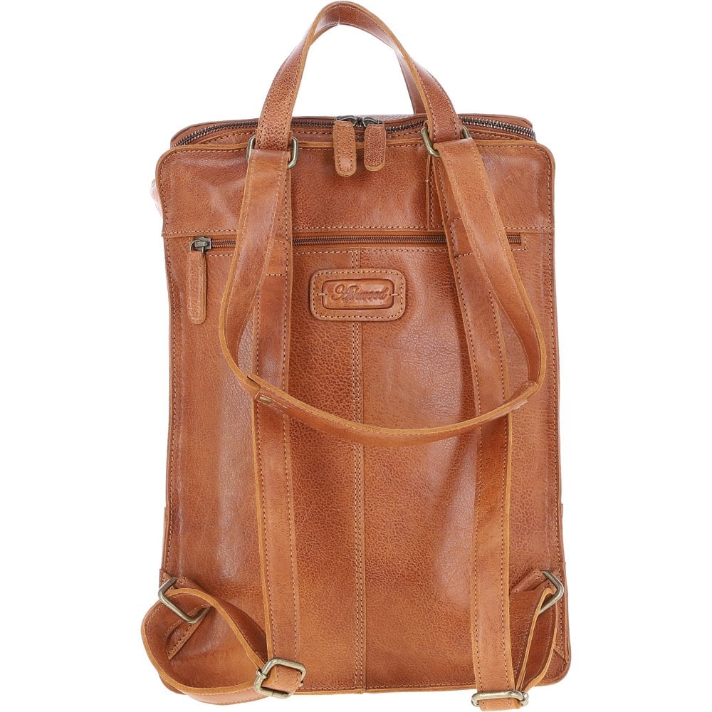 Ashwood Leather Tommy Backpack Tan TDS Saddlers